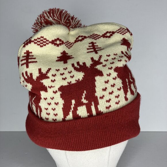 Home Alone Merry Christmas Ya Filthy Animal Ugly Sweater Pom Pom Beanie Hat New - Picture 5 of 7